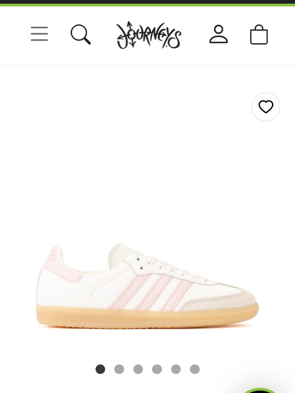 Womens adidas Samba OG
Athletic Shoe - Off White /
Sandy Pink / Gum Sz. 9